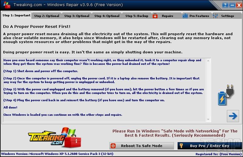 Windows Repair,电脑故障检测软件,电脑故障扫描修复软件