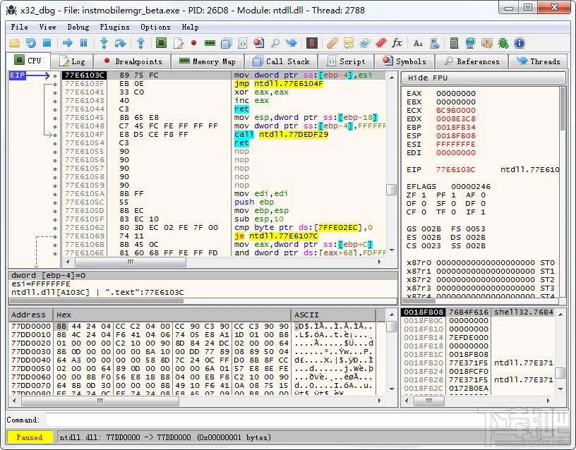 x64_dbg,程序调试工具